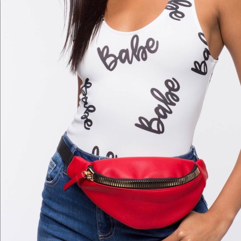 New Red Fanny Pack